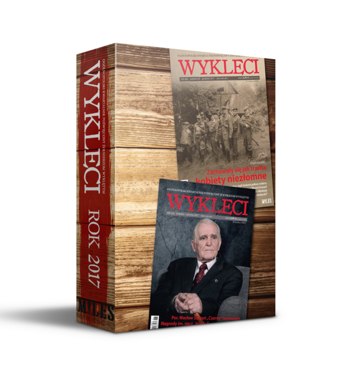 Kwartalnik "Wyklęci" nr 1(5), 2(6), 3(7), 4(8) - rocznik 2017 wraz z etui – ilość limitowana - obrazek 1