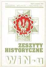 Zeszyty Historyczne WiN-u nr 5, 1994