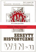 Zeszyty Historyczne WiN-u nr 7, 1995