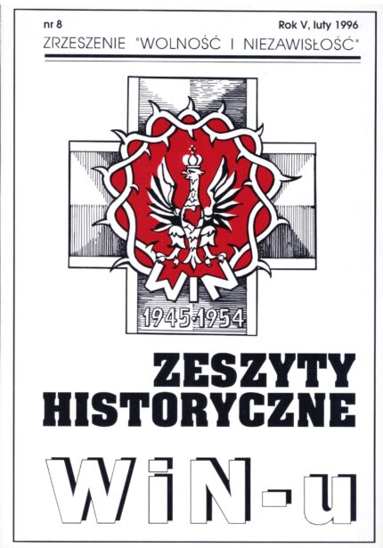 Zeszyty Historyczne WiN-u nr 8, 1996