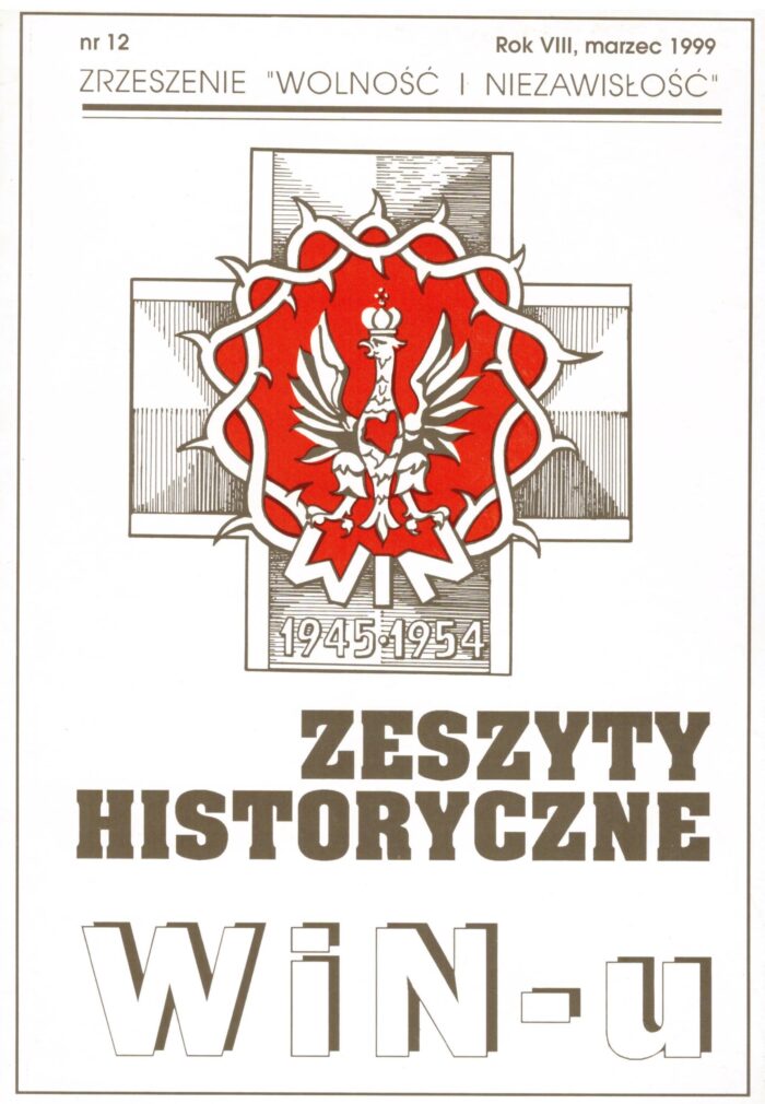 Zeszyty Historyczne WiN-u nr 12, 1999 - obrazek 1