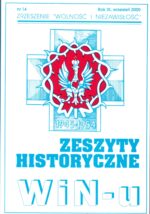 Zeszyty Historyczne WiN-u nr 14, 2000