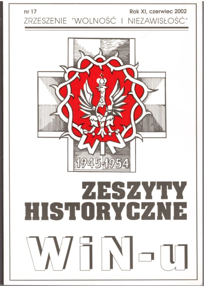Zeszyty Historyczne WiN-u nr 17, 2002 - obrazek 1