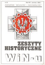 Zeszyty Historyczne WiN-u, nr 23, 2005