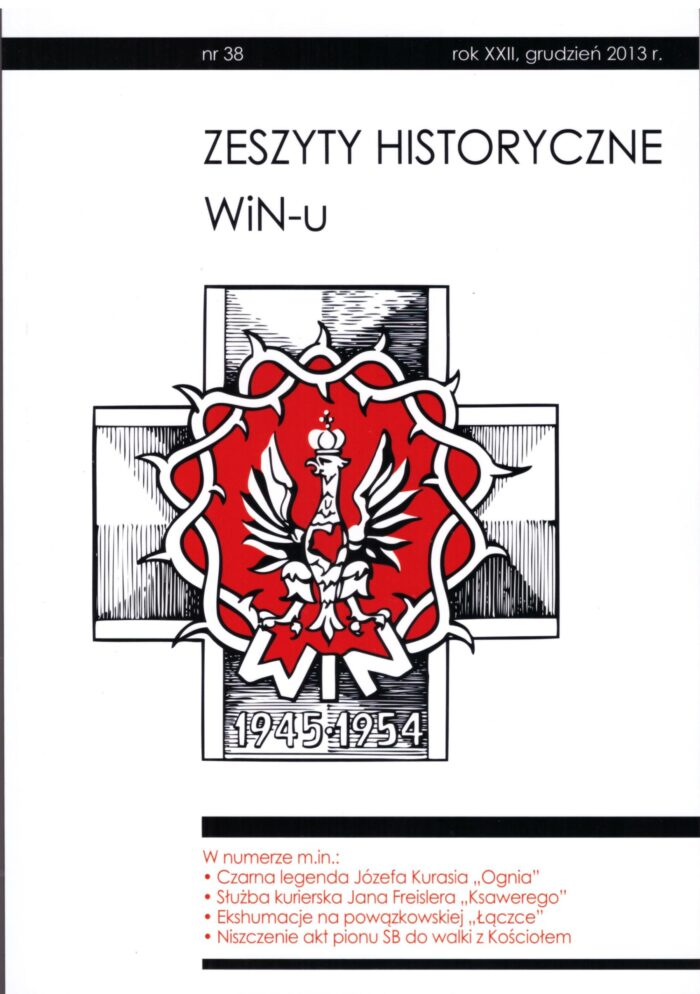 Zeszyty Historyczne WiN-u nr 38, 2013 - obrazek 1