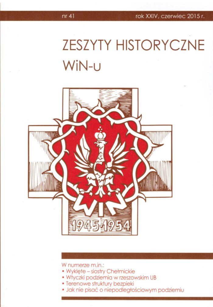 Zeszyty Historyczne WiN-u nr 41, 2015 - obrazek 1
