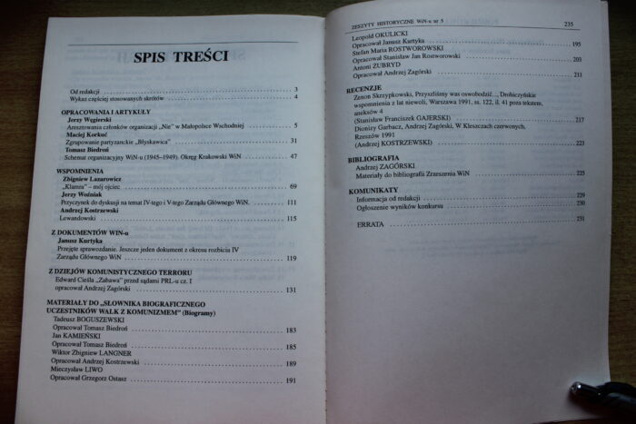 Zeszyty Historyczne WiN-u nr 5, 1994 - obrazek 2