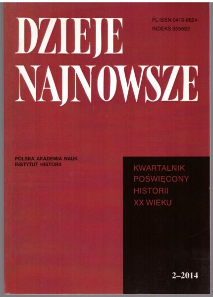 Dzieje najnowsze, 2/2014_