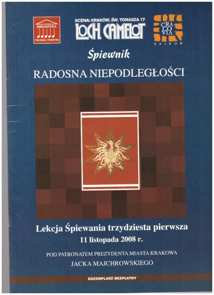 Śpiewnik Radosna Niepodległości_ - obrazek 1