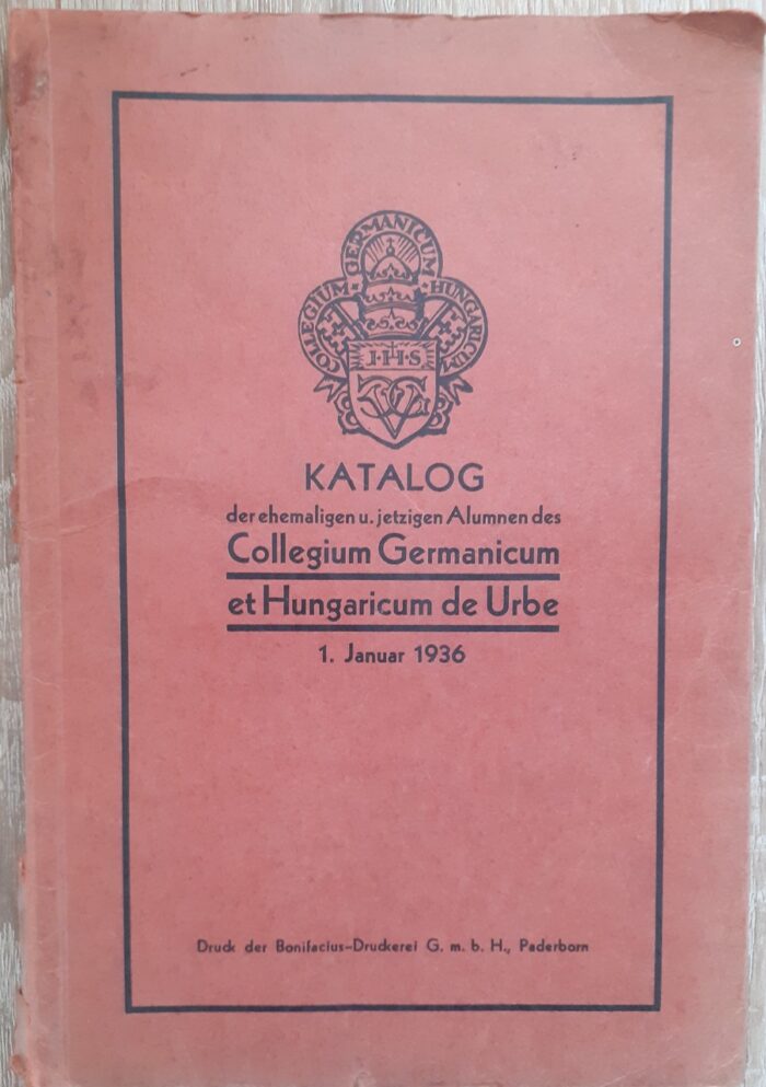 Katalog der ehemaligen u. jetzigen Alumnen des Collegium Germanicum et Hungaricum de Urbe_ - obrazek 1