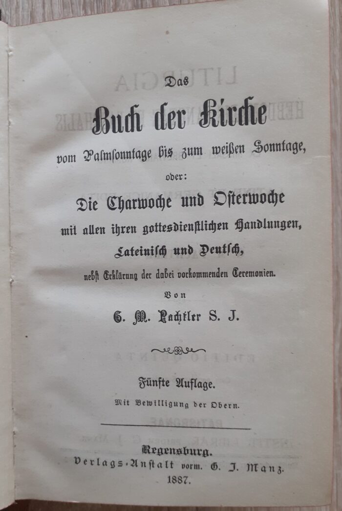 Liturgia Hebdomadis Sanctae et Paschalis - Das Buch der Kirche_ - obrazek 2