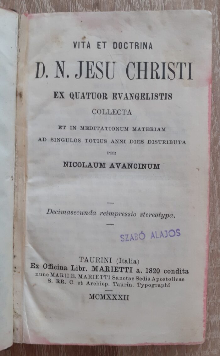 Vita et Doctrina D. N. Jesu Christi ex Quatuor Evangelistis_ - obrazek 2