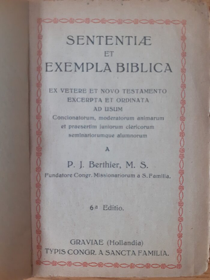 Sententiae et Exempla Biblica_ - obrazek 2