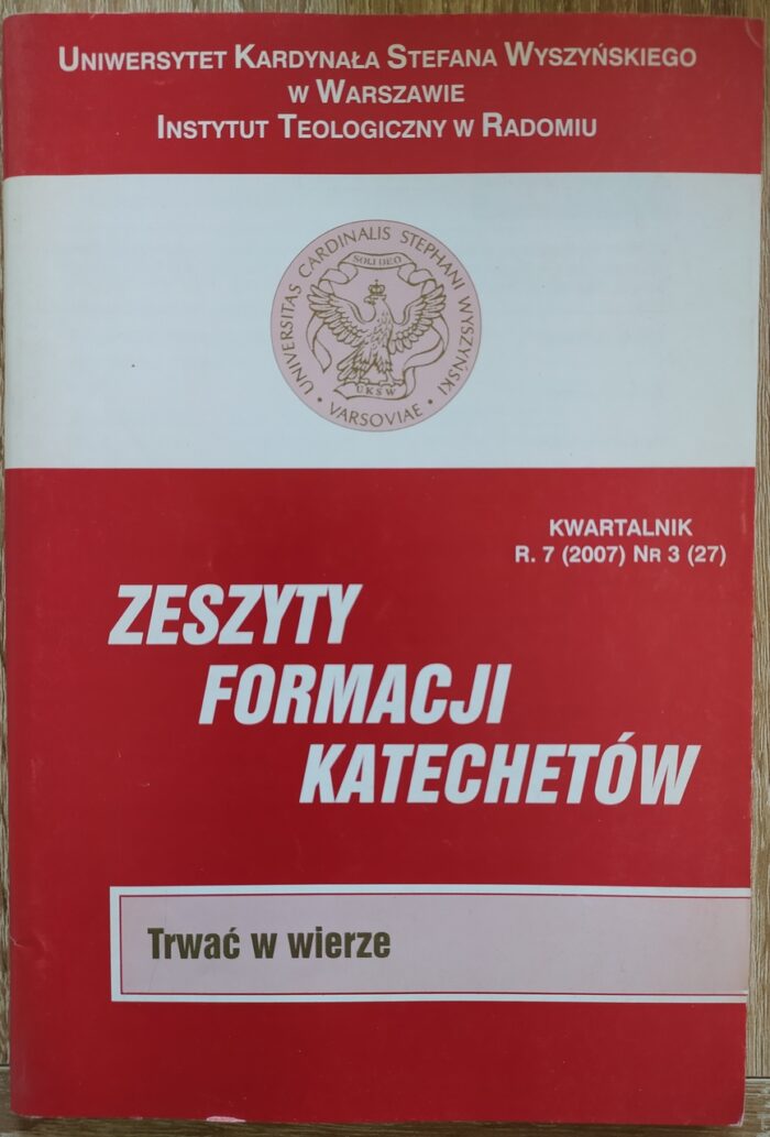 Zeszyty Formacji Katechetów nr 3(27)/2007_ - obrazek 1