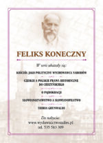 Zestaw pięciu książek Feliksa Konecznego