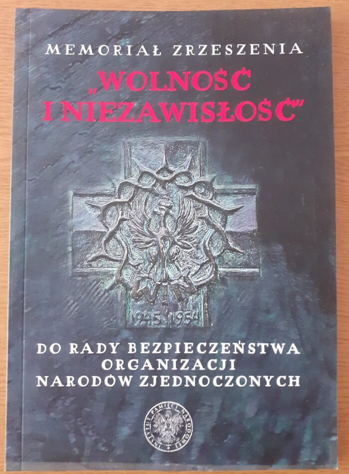 Memoriał Zrzeszenia "Wolność i Niezawisłość" do Rady Bezpieczeństwa Organizacji Narodów Zjednoczonych - obrazek 1
