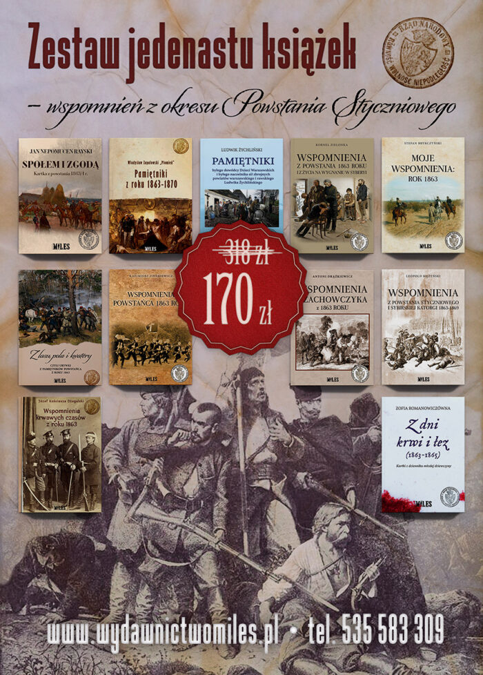 Zestaw jedenastu książek – wspomnień z okresu Powstania Styczniowego - obrazek 1