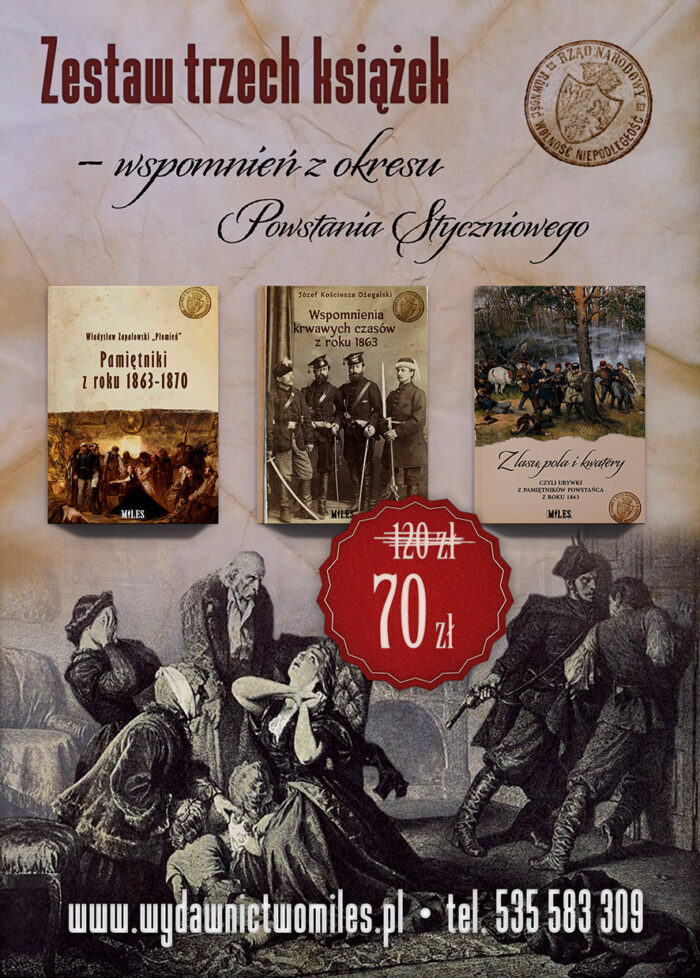 Zestaw trzech książek – wspomnień z okresu Powstania Styczniowego - obrazek 1