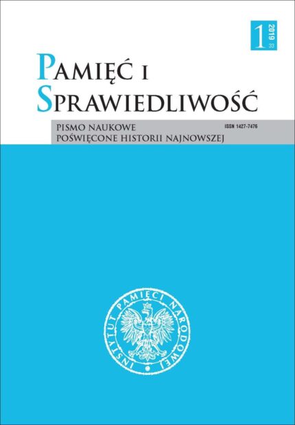 Pamięć i Sprawiedliwość nr 1(33)/2019