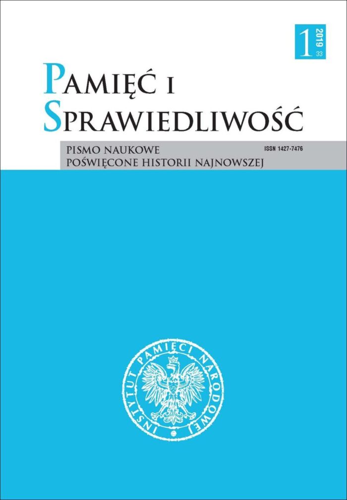 Pamięć i Sprawiedliwość nr 1(33)/2019 - obrazek 1