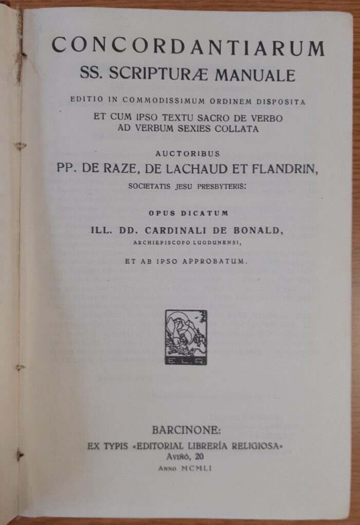 Concordantiarum ss. Scripturae Manuale - obrazek 2