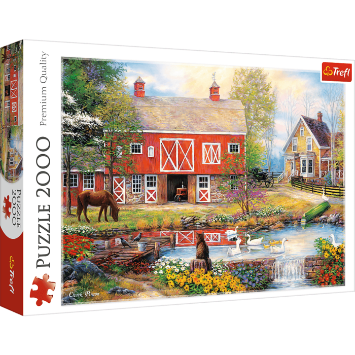 Puzzle 2000 elementów. Sielskie życie - obrazek 1
