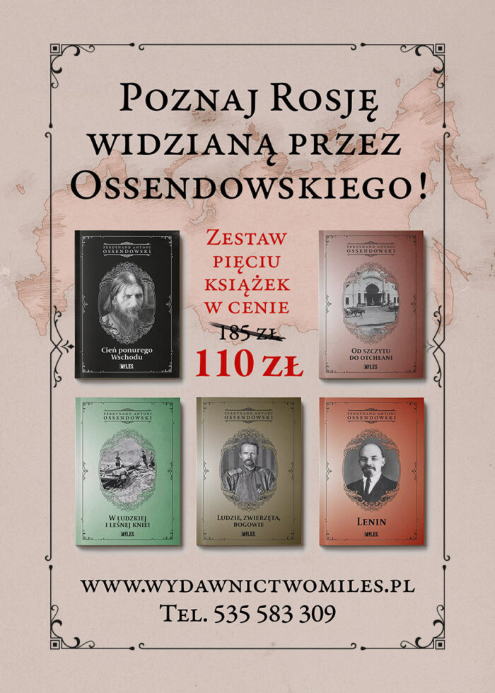Poznaj Rosję widzianą przez Ossendowskiego! - zestaw pięciu książek - obrazek 1