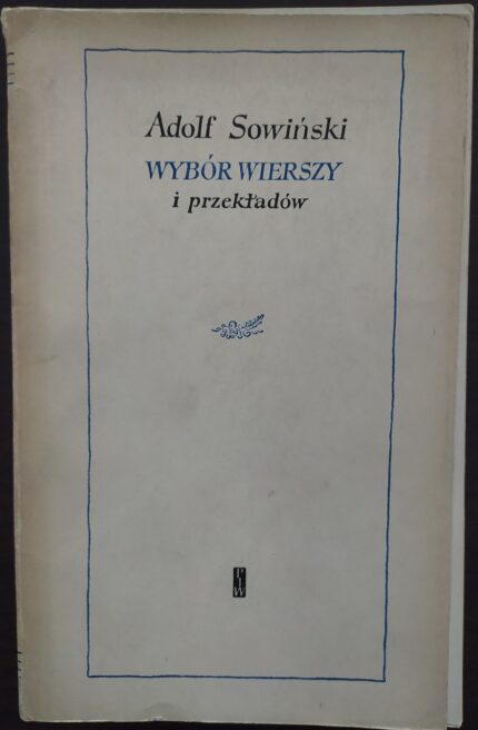 Wybór wierszy i przekładów