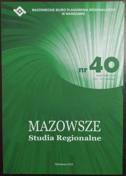 Mazowsze. Studia Regionalne, nr 40