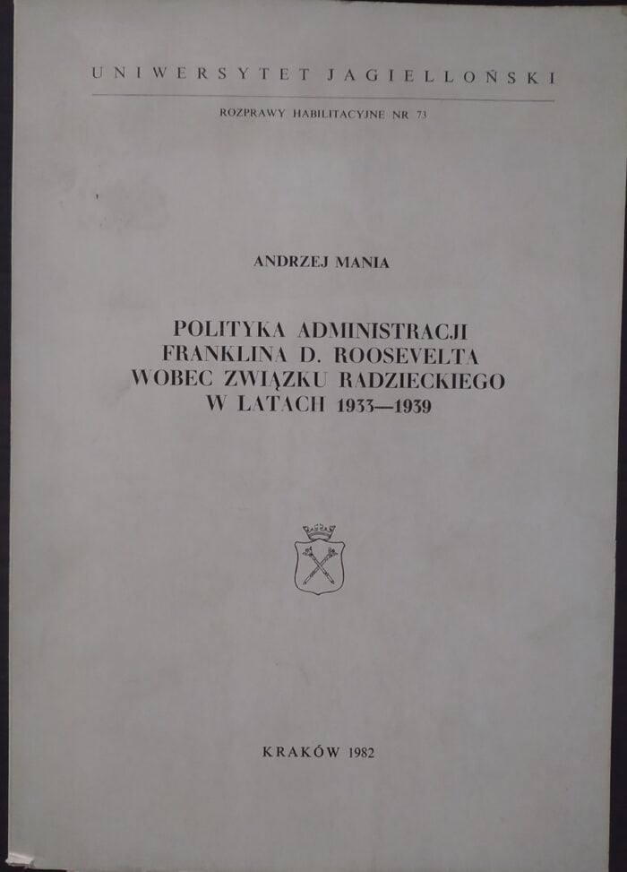Polityka administracji Franklina D. Roosevelta wobec Związku Radzieckiego w latach 1933-1939 - obrazek 1