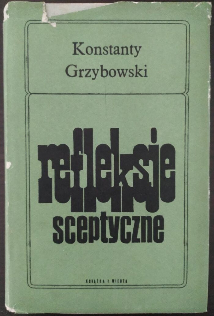 Refleksje sceptyczne, t. I - obrazek 1