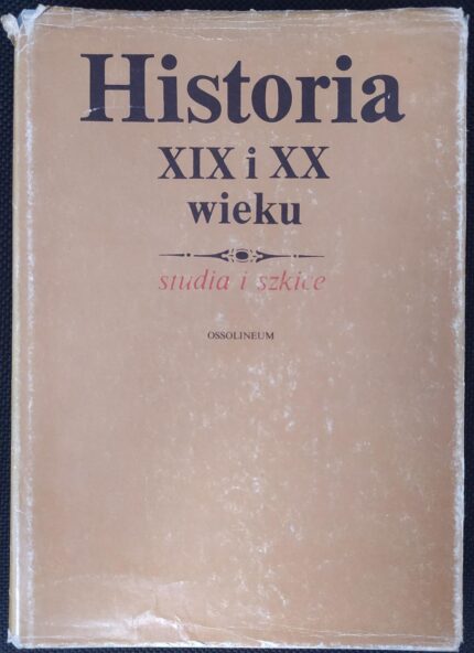 Historia XIX i XX wieku. Studia i szkice