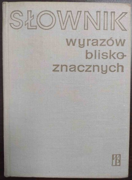 Słownik wyrazów bliskoznacznych