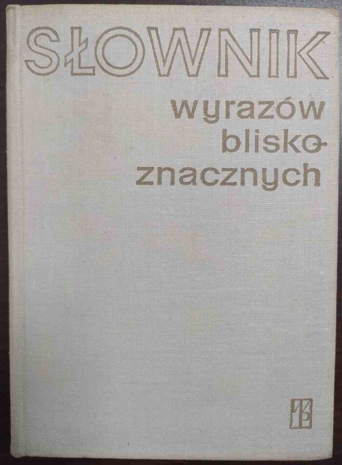 Słownik wyrazów bliskoznacznych - obrazek 1