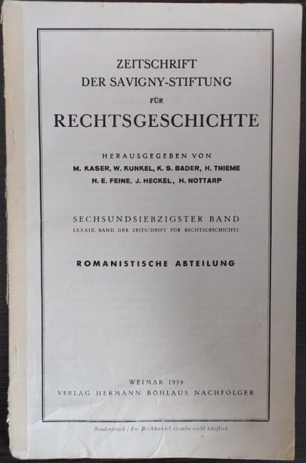 Zeitschrift der Savigny-Stiftung fur Rechrsgeschichte - Randbemerkungen zur Abhandlung Emil Seckels uber Vincentius Kadlubek