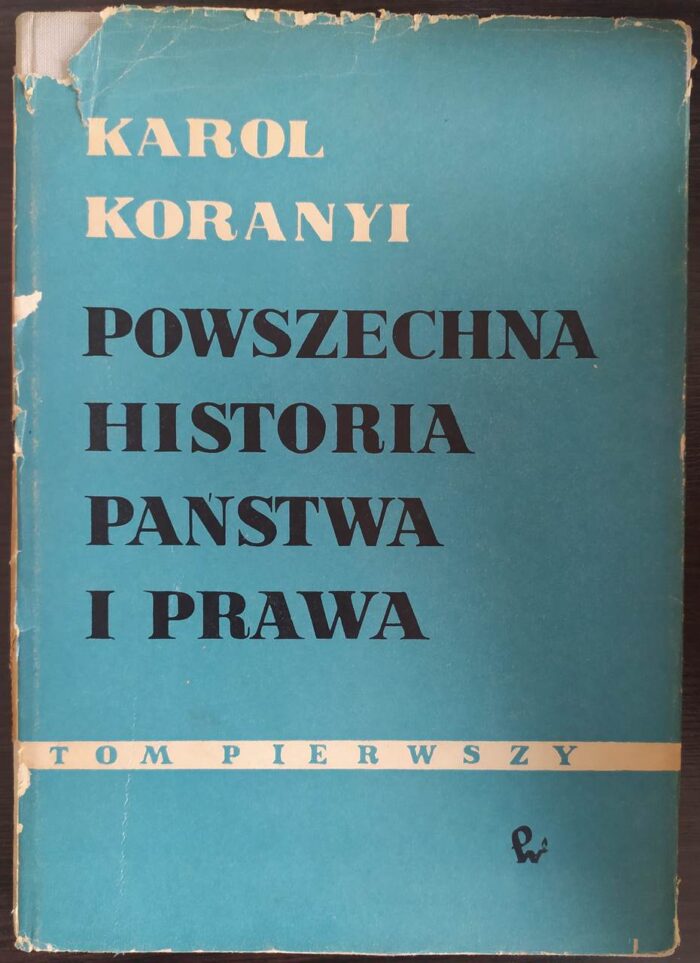 Powszechna historia państwa i prawa, t. 1 - obrazek 1