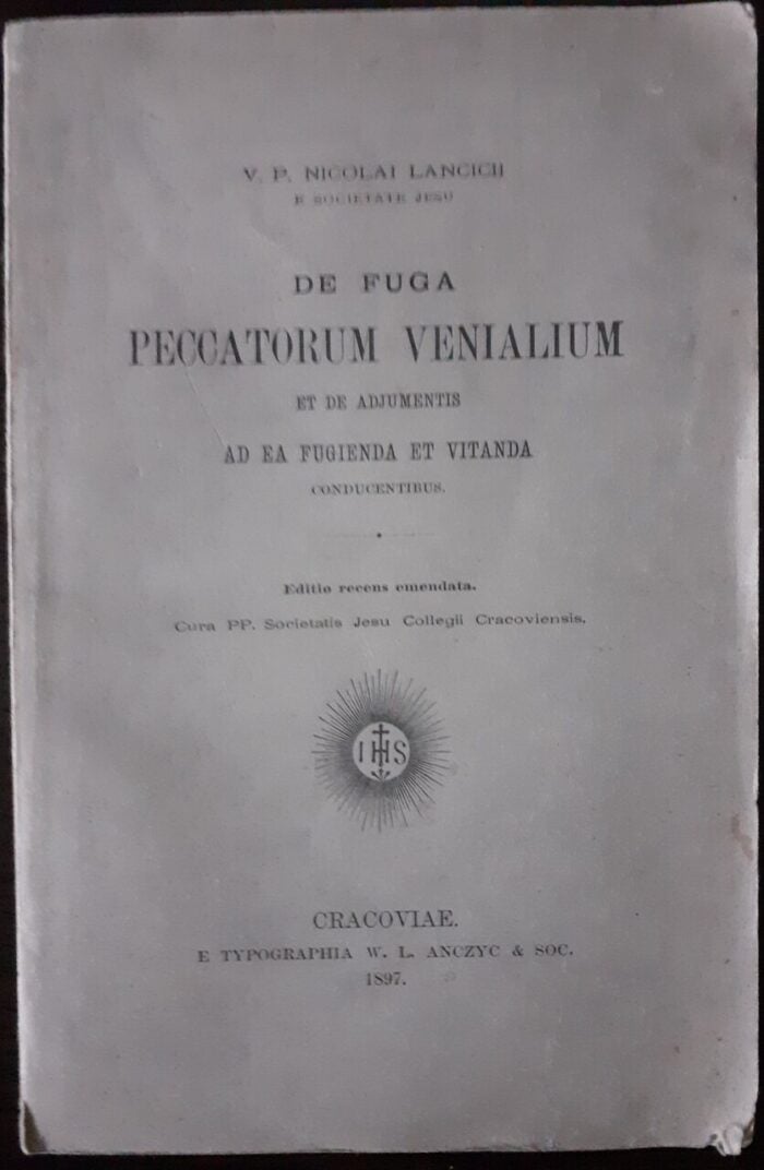 De Fuga Peccatorum Venialium et de adjumentis ad ea fugienda et vitanda - obrazek 1