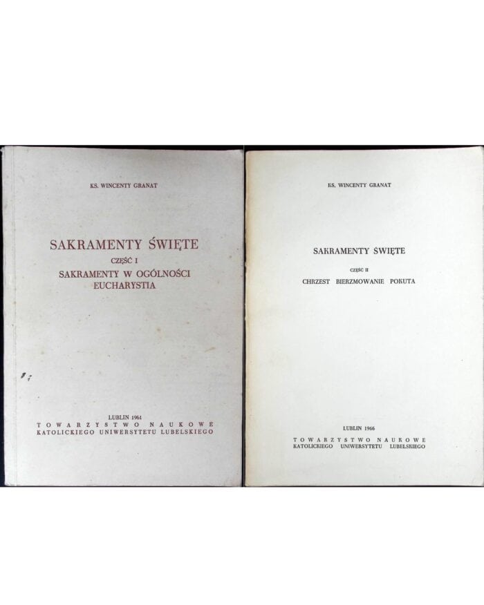 Sakramenty święte, cz. I-II - obrazek 1