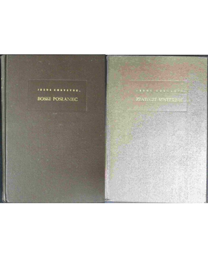 17.09.0002_Easy-Resize.com_-1 Jezus Chrystus Boski Posłaniec. Traktat chrystologiczny, t. I; Zbawcze misterium. Traktat soteriologiczny, t. II - obrazek 1