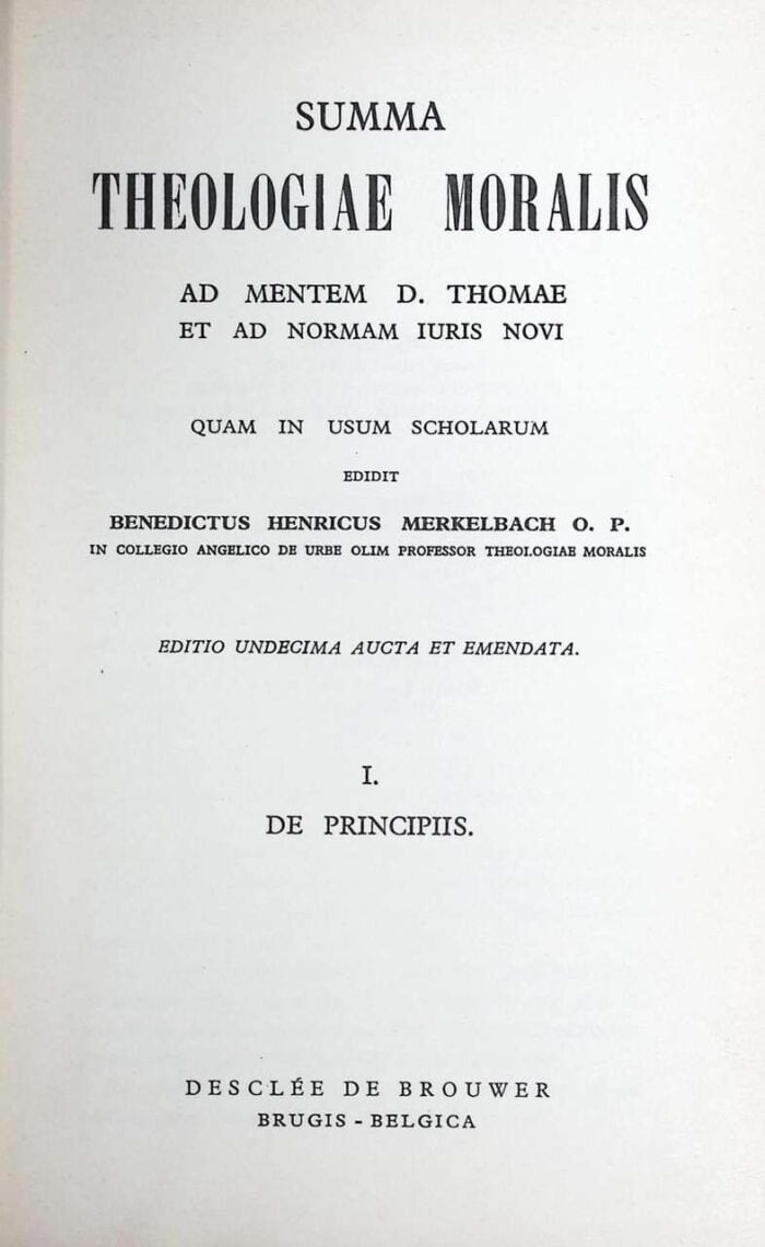 Summa theologiae moralis, t. I-II - obrazek 3