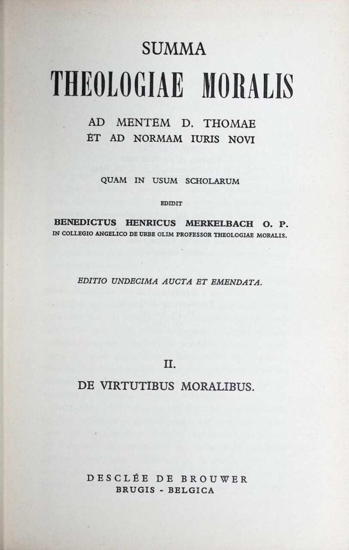 Summa theologiae moralis, t. I-II - obrazek 2