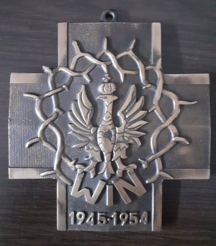 Plakieta Krzyż WiN #502 - obrazek 1