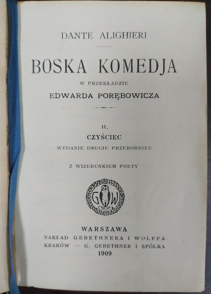 Boska komedja, II - Czyściec - obrazek 1