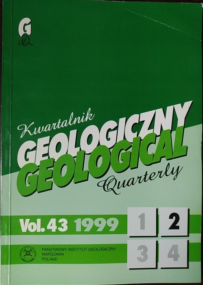 Kwartalnik Geologiczny Geological, vol. 43/1999 - obrazek 1