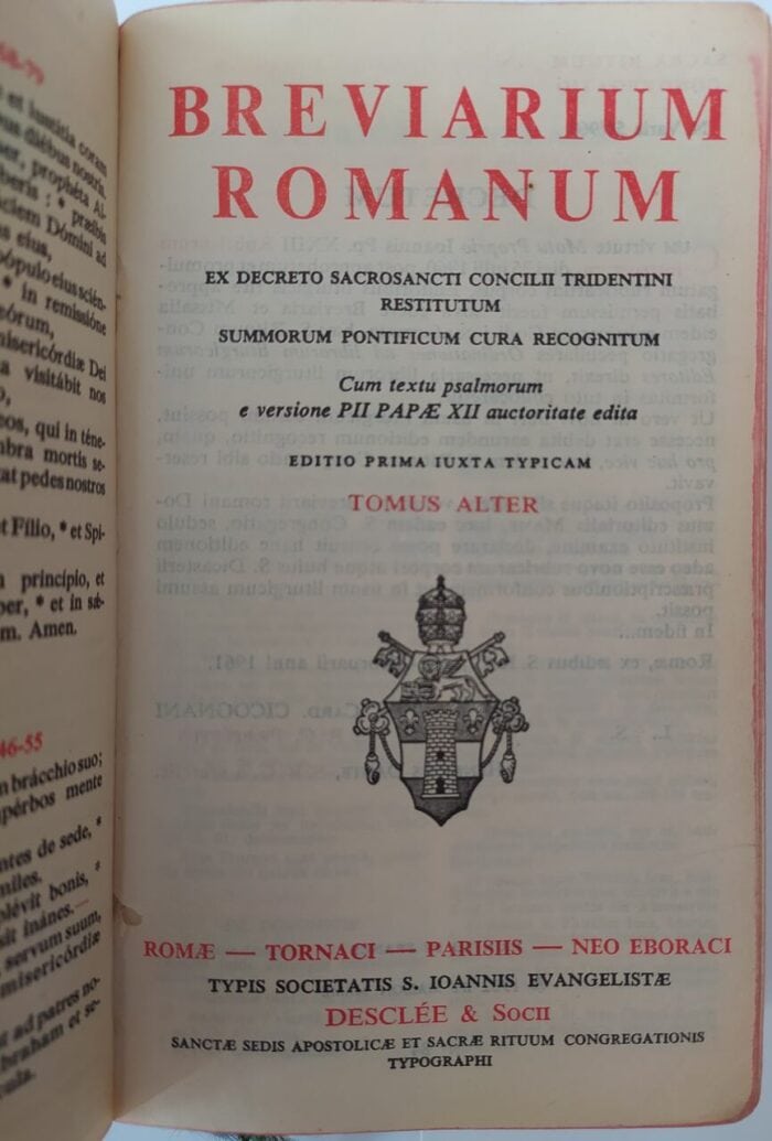 Breviarium Romanum Tomus Alter - obrazek 1