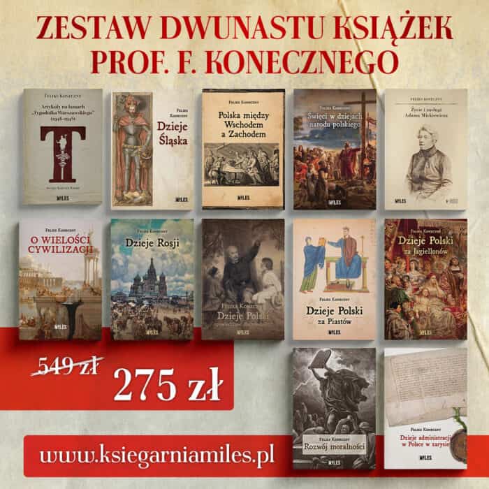 Zestaw wybranych dwunastu książek prof. F. Konecznego - obrazek 1