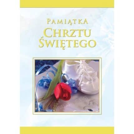 Pamiątka Chrztu Świętego (kolor niebieski)