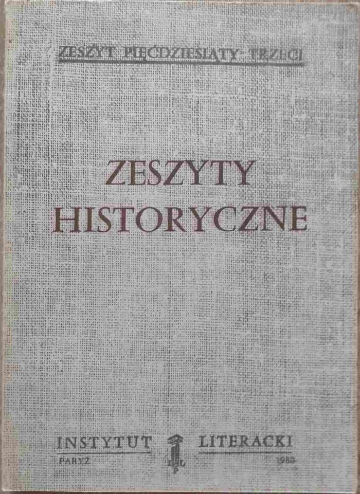 Zeszyty Historyczne, nr 53 - obrazek 1