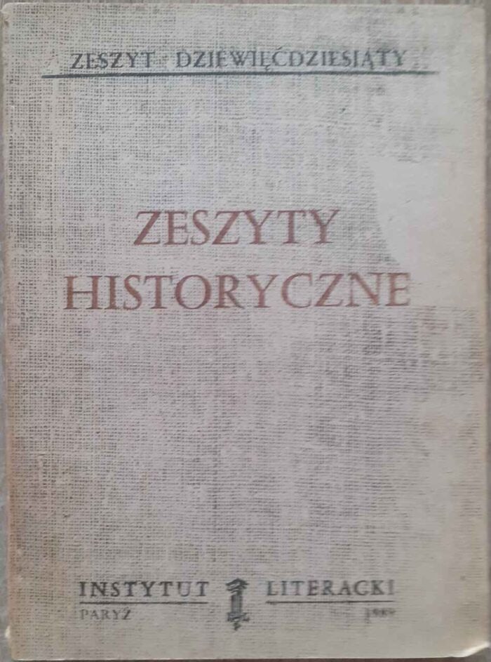 Zeszyty Historyczne, nr 90 - obrazek 1
