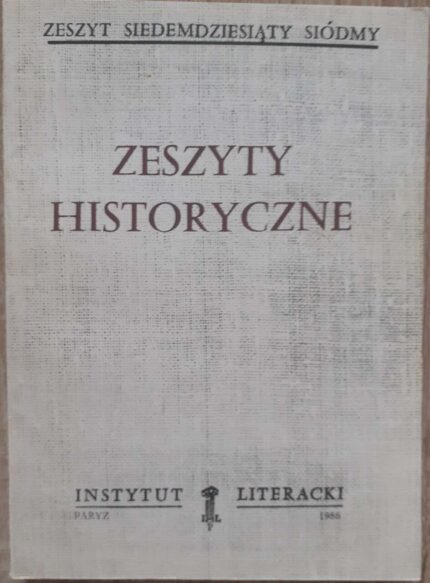 Zeszyty Historyczne, nr 77